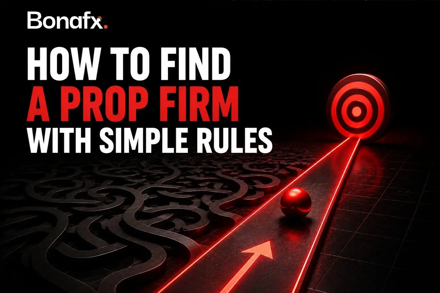 How to find a prop firm with simple rules