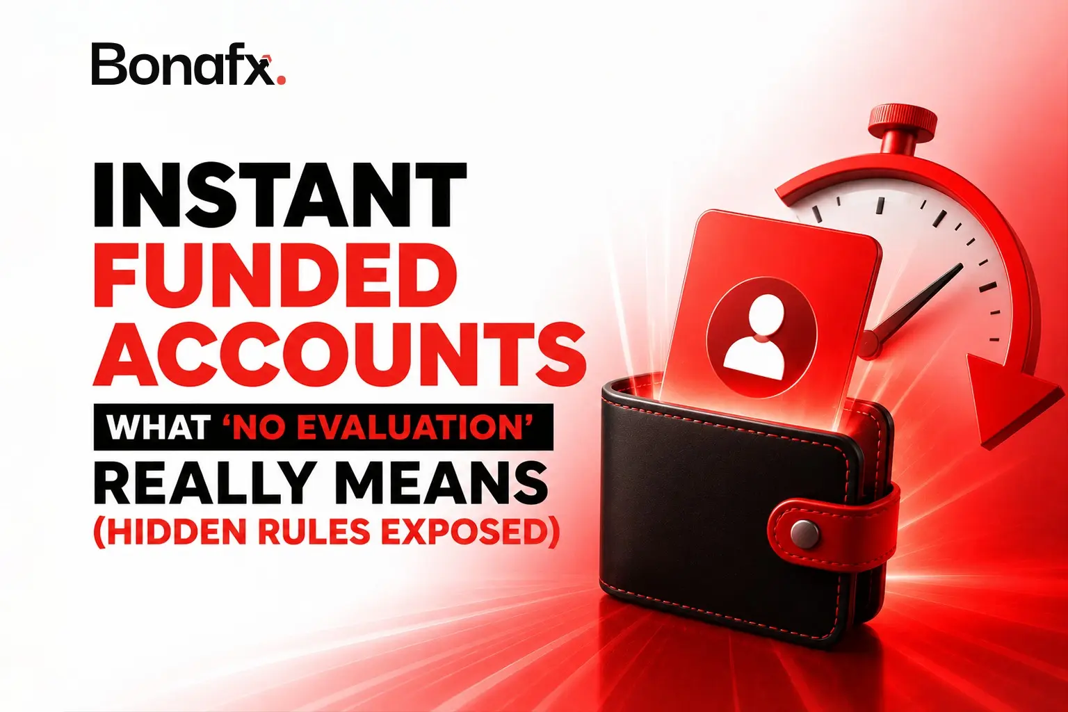 Instant funded accounts
