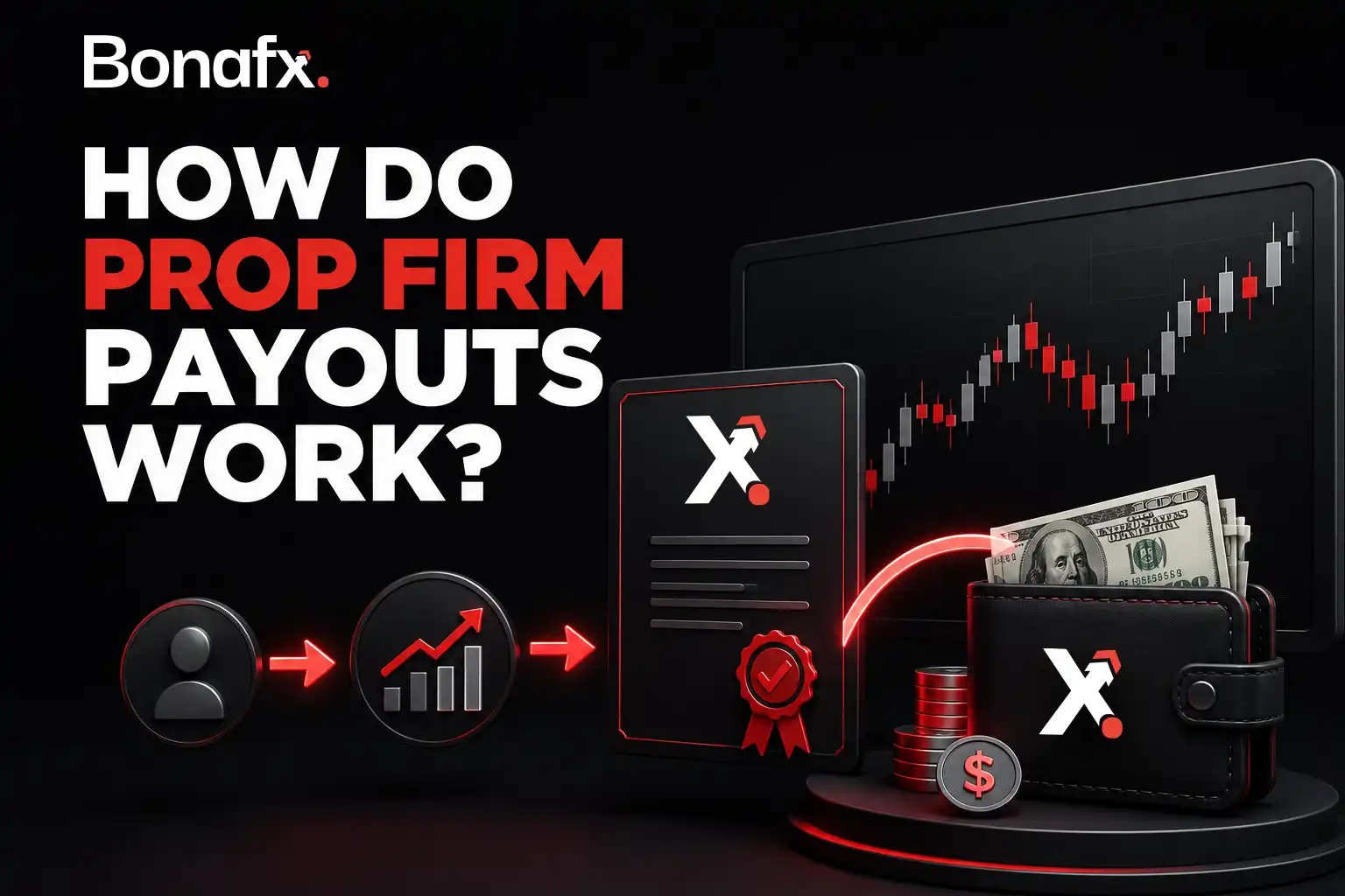 How do prop firm payouts work