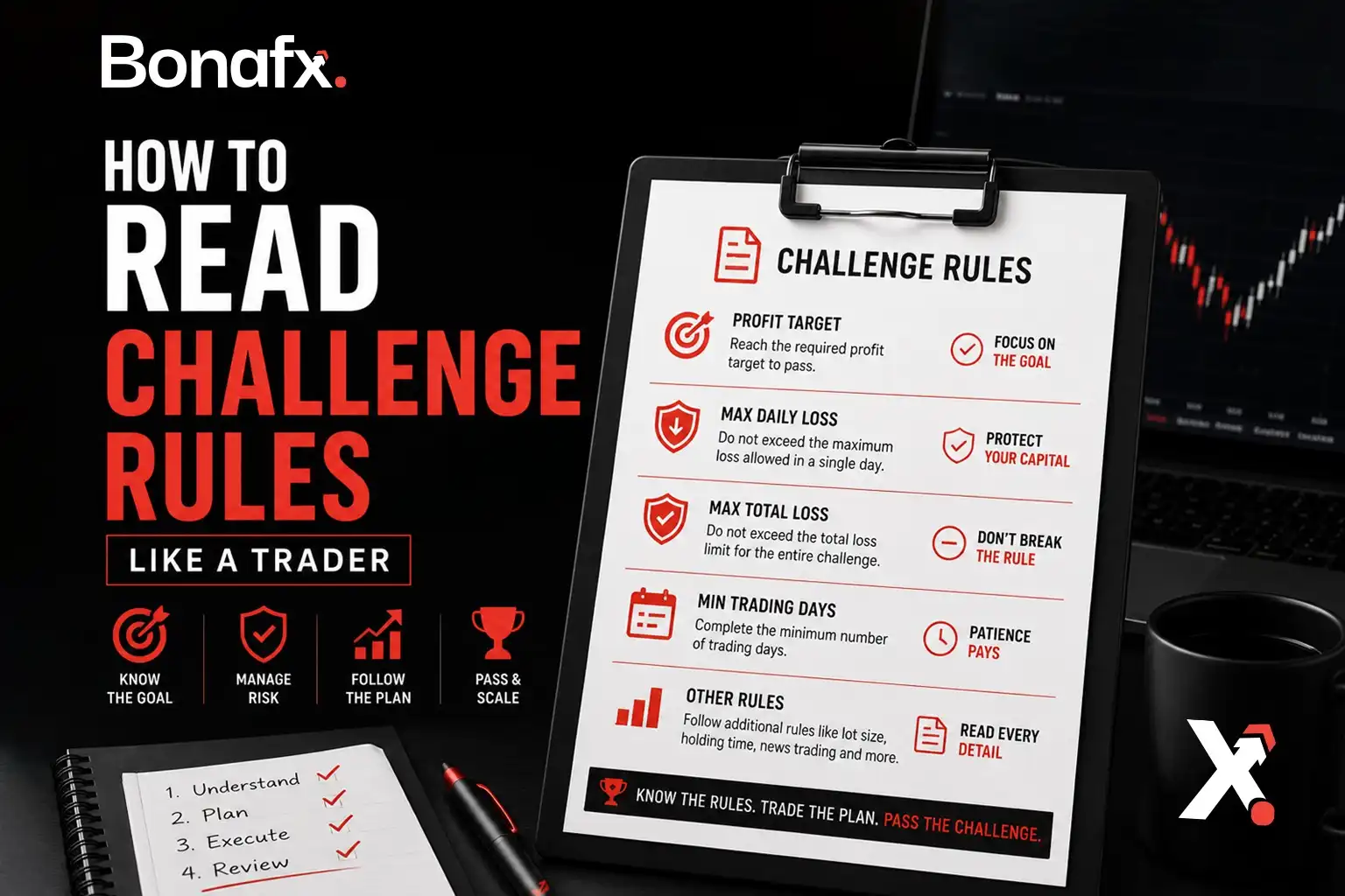 How to read challenge rules like a trader
