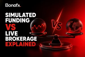 Simulated Funding vs Live Brokerage Explained
