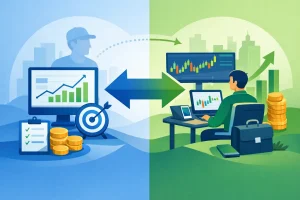 Simulated Funding vs Live Brokerage Explained